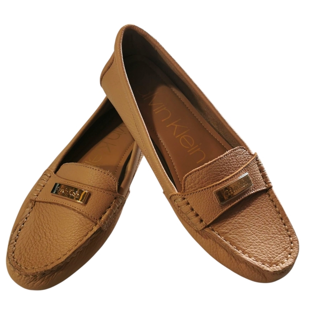 Calvin Klein Tan Loafers
